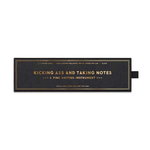 KICKING A** AND TAKING NOTES - PEN - Royal Birkdale Boutique