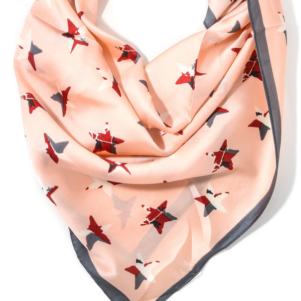 CAMO STAR SCARF - PINK - Royal Birkdale Boutique