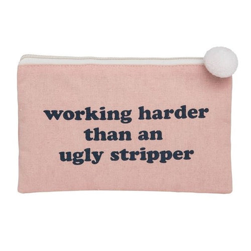WORKING HARDER - COSMETIC BAG - Royal Birkdale Boutique