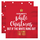 DREAMING OF WHITE CHRISTMAS - NAPKINS - Royal Birkdale Boutique